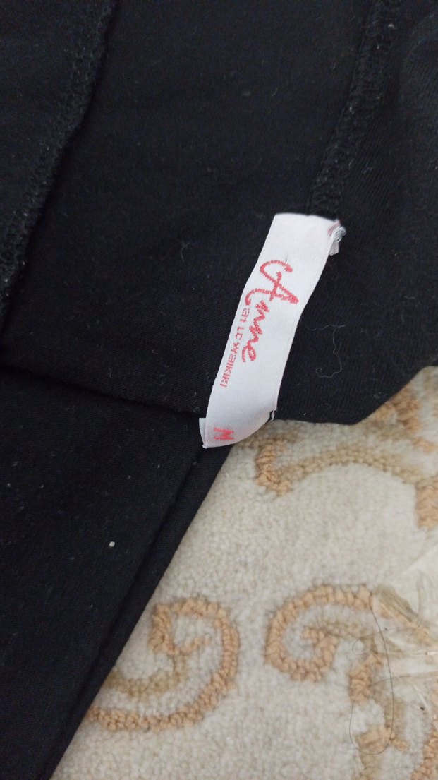 Siyah Hamile tayt uzun Boy, Dar Kesim - Görsel 2