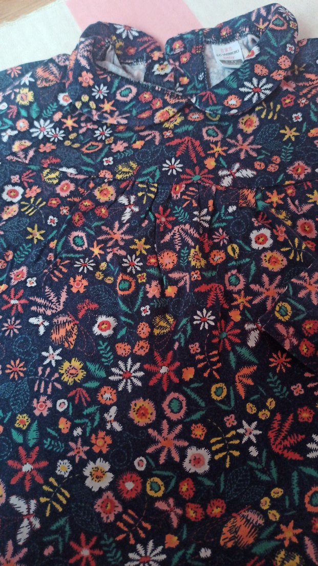 Çiçek Desenli Bohem Kız Bluzu - Görsel 3