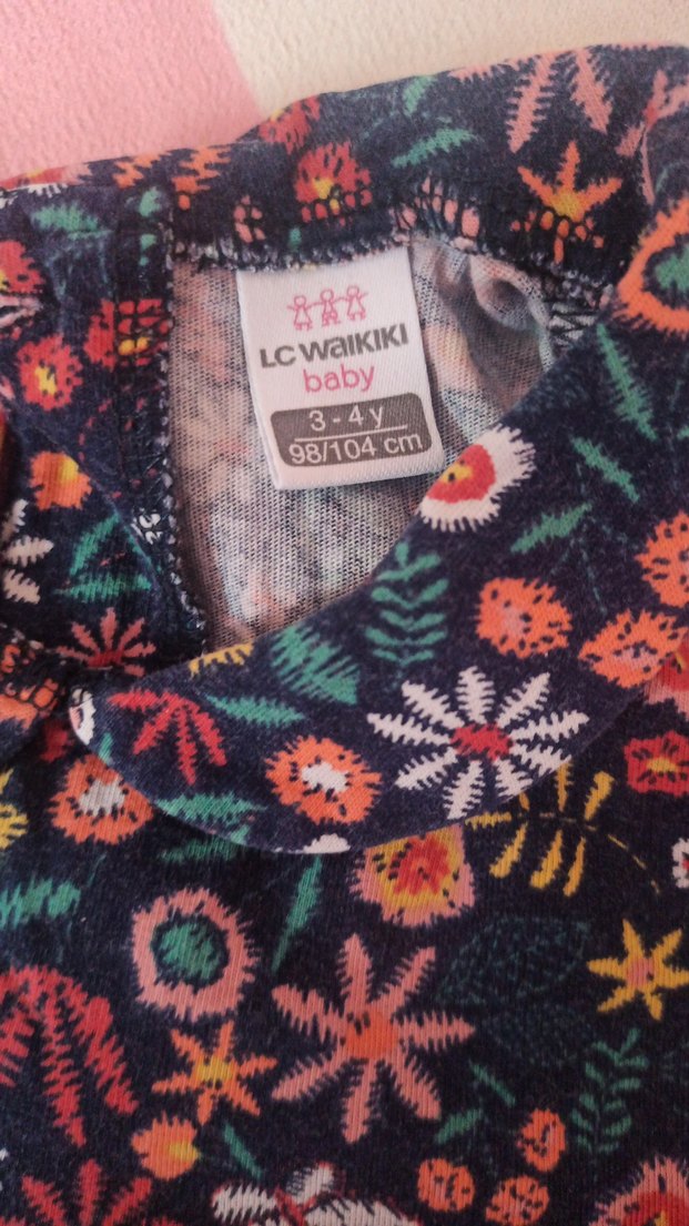 Çiçek Desenli Bohem Kız Bluzu - Görsel 2