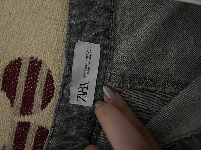 Zara zara bol paça gri kot