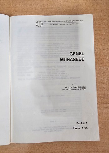 Genel Muhasebe Üniversite Ders Kitabı - Görsel 3