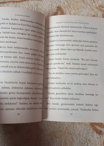 Sadako ve Kağıttan Bin Turna Kuşu - Eleanor Coerr - Görsel 3