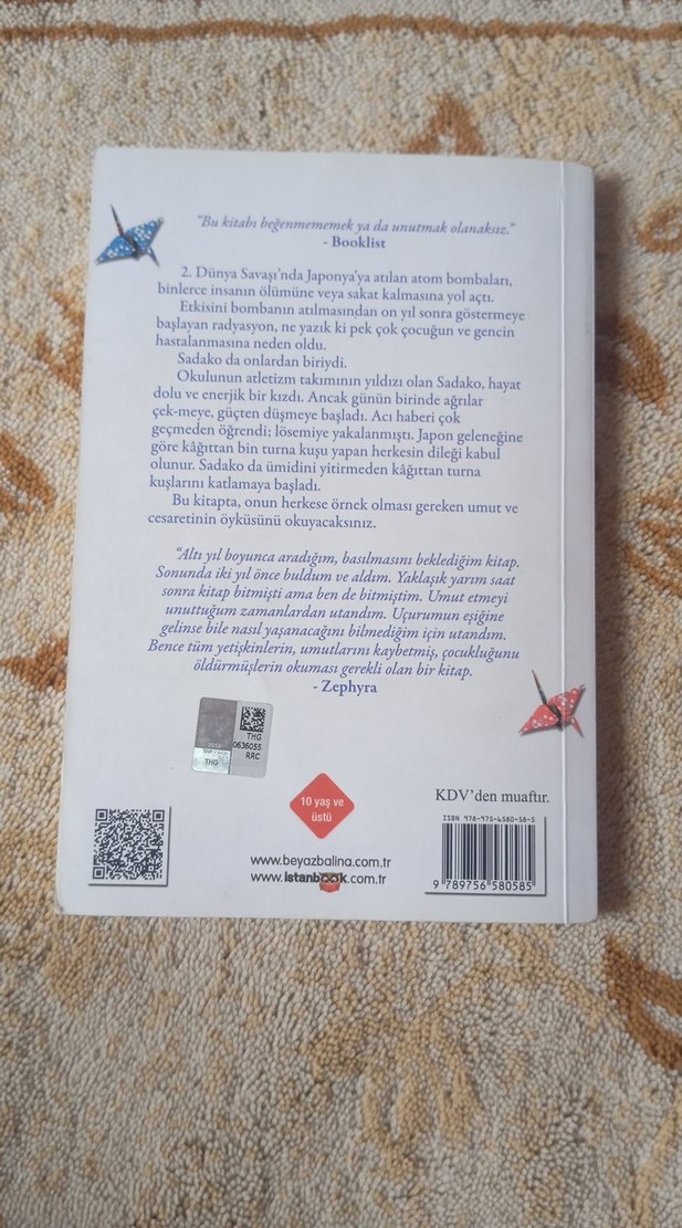 Sadako ve Kağıttan Bin Turna Kuşu - Eleanor Coerr - Görsel 2