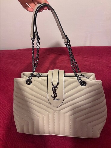  Beden ten rengi Renk Ysl kol çantası