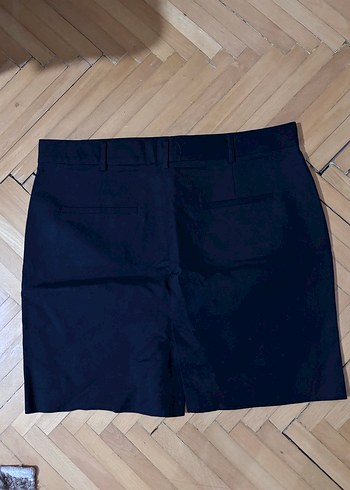 Çok koyu lacivert siyaha yakın kalem etek - Görsel 3