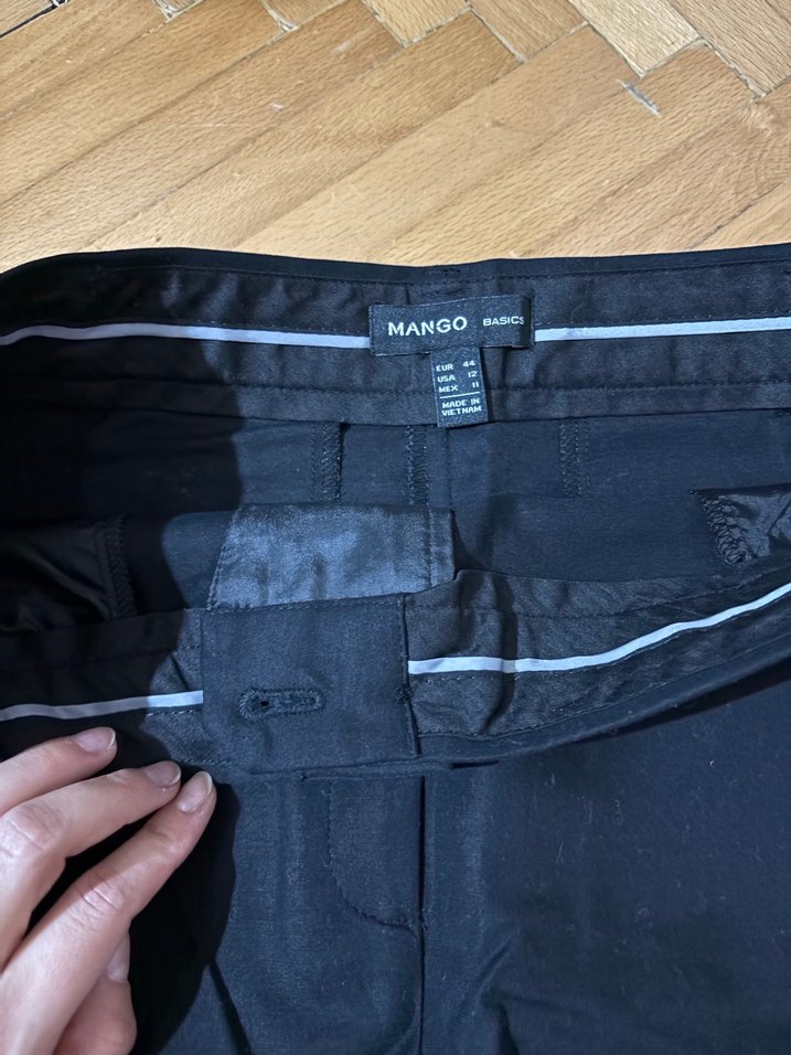 Çok koyu lacivert siyaha yakın kalem etek - Görsel 2