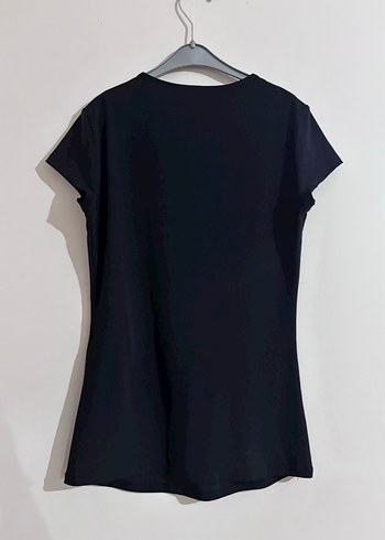 Siyah Kısa Kollu Tişört - Görsel 3