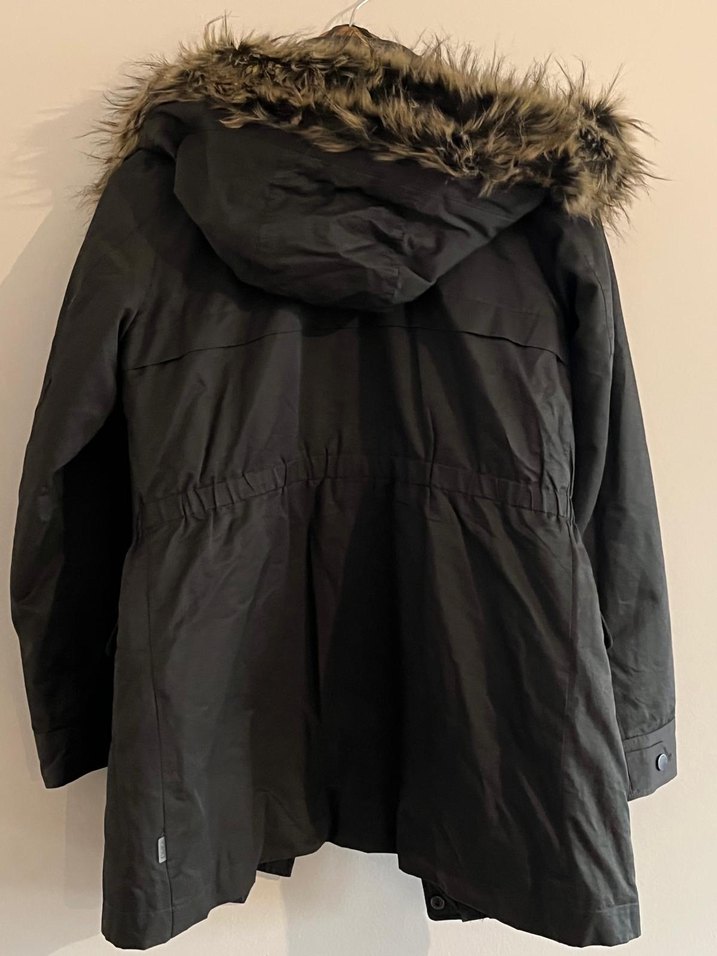 Kürklü Midi Kadın Mont - Görsel 3