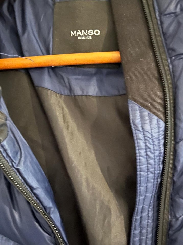 Kemerli Lacivert Kadın şişme mont - Görsel 3