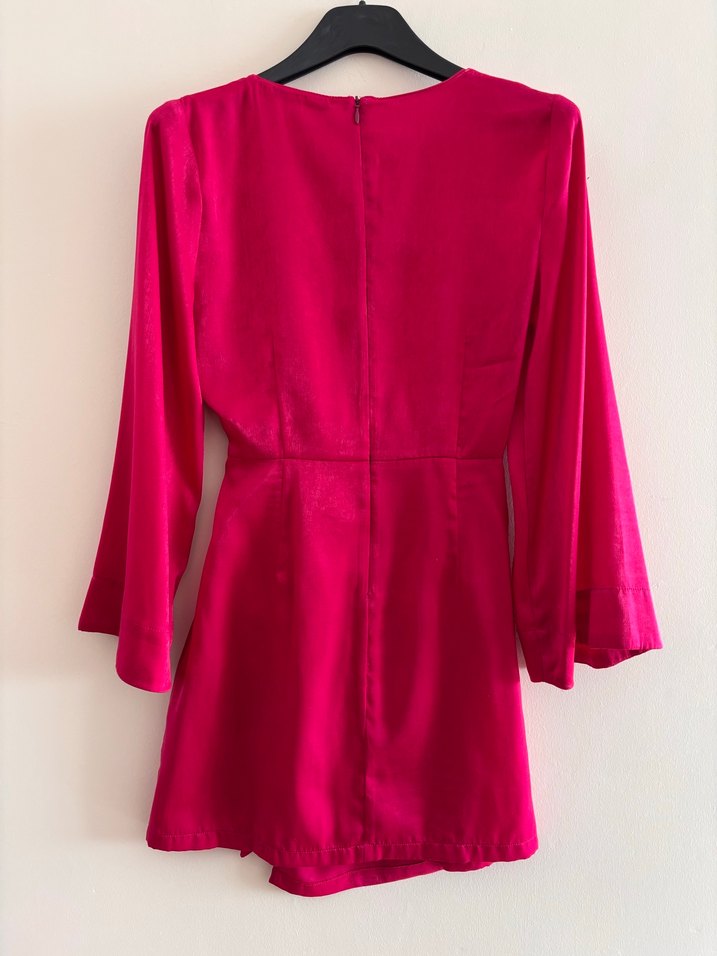 Pembe Mini Kadın Elbise - Görsel 3