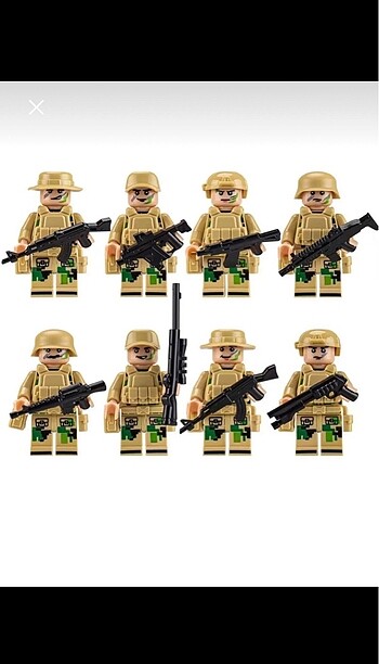 Asker seti Lego 8 adet