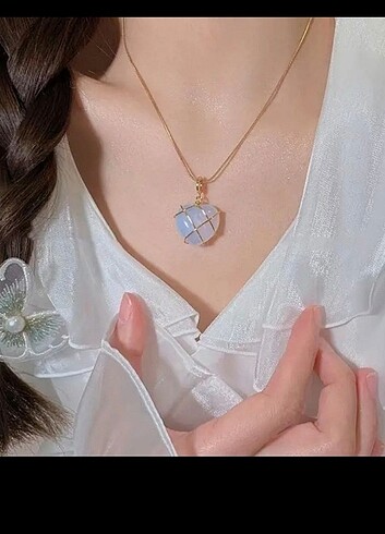 Beden çeşitli Renk Pembe Mavi Arkadaşlık Kolyesi