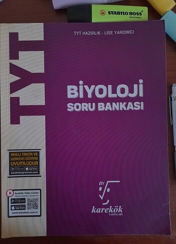 Biyoloji tyt test kitabı 