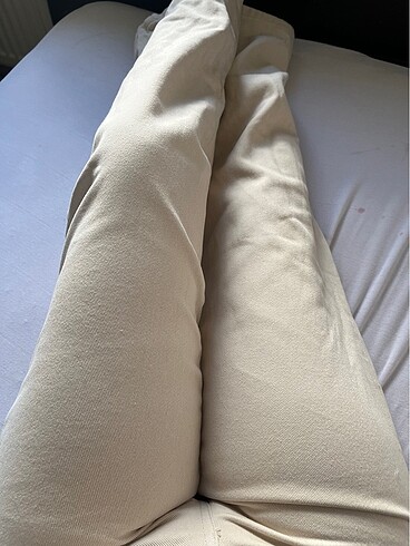 Bej kot pantolon 38 beden