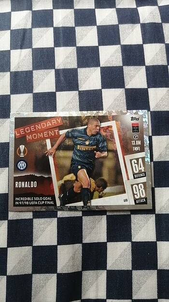 Match attax 2023 2024 Ronaldo legendary moment 