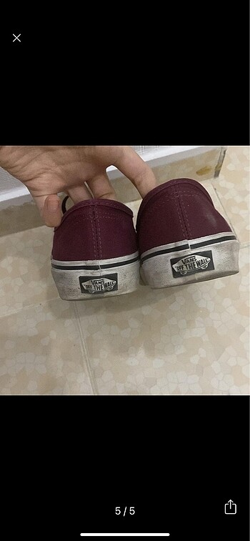 38 Beden Bordo vans
