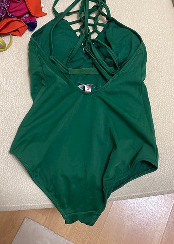 Kadın Yeşil İpli Mayo - Görsel 2