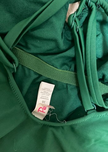 Kadın Yeşil İpli Mayo - Görsel 3