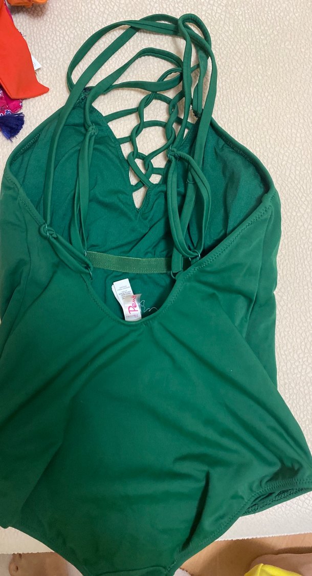 Kadın Yeşil İpli Mayo - Görsel 5