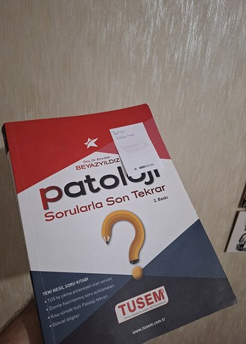 Tusem Beyazyıldız Patoloji Soru Kitabı Son Tekrar