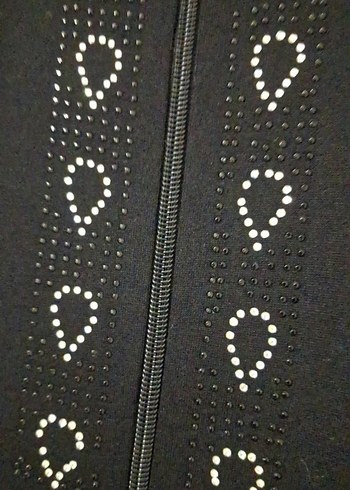 Siyah Uzun Kollu Ferace - Görsel 4