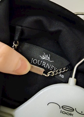 Düğmeli Siyah Kadın Blazer Ceket - Görsel 5