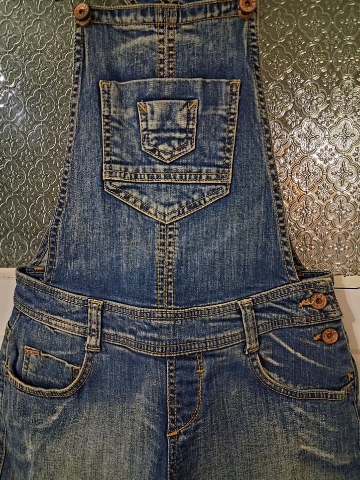 Kot Askılı Şort Tulum - Görsel 4