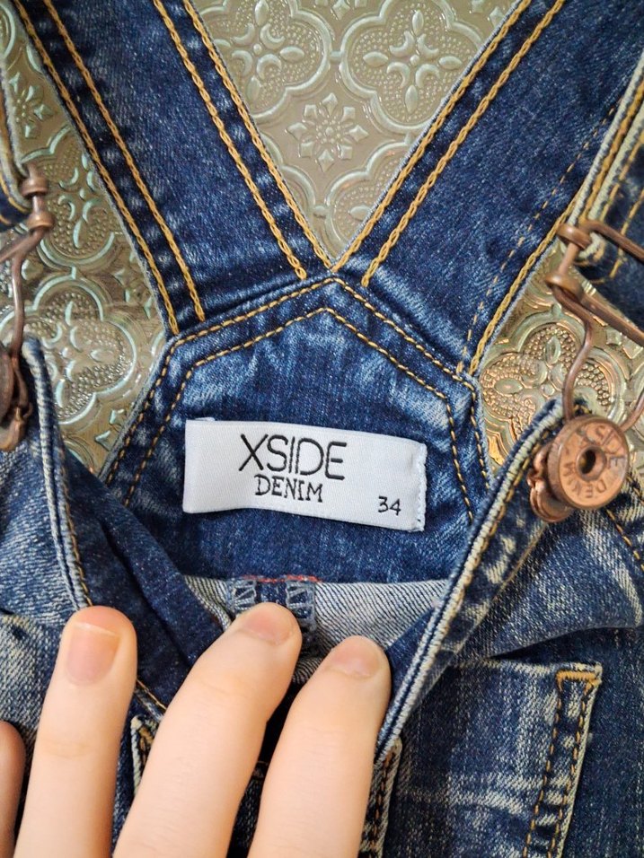 Kot Askılı Şort Tulum - Görsel 5