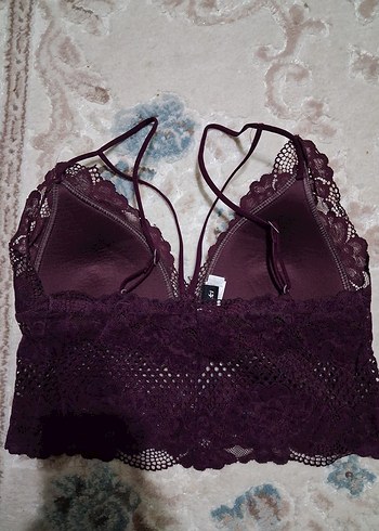 Mor Dantel Bralet - Görsel 3