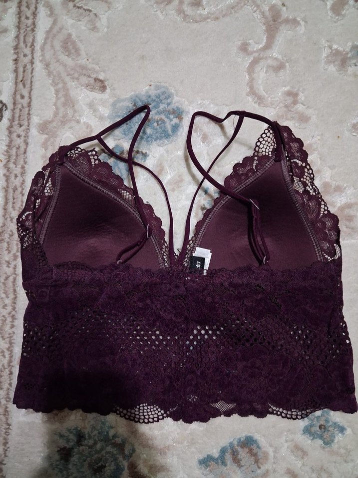 Mor Dantel Bralet - Görsel 3