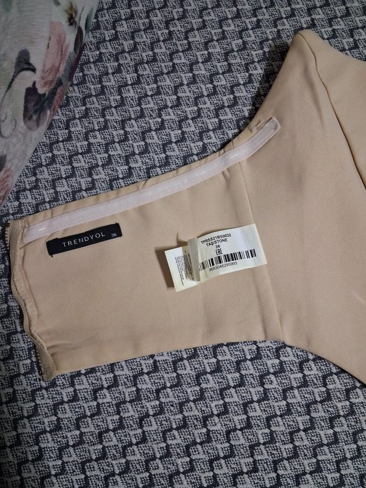 Bej Straplez Korse - Görsel 4