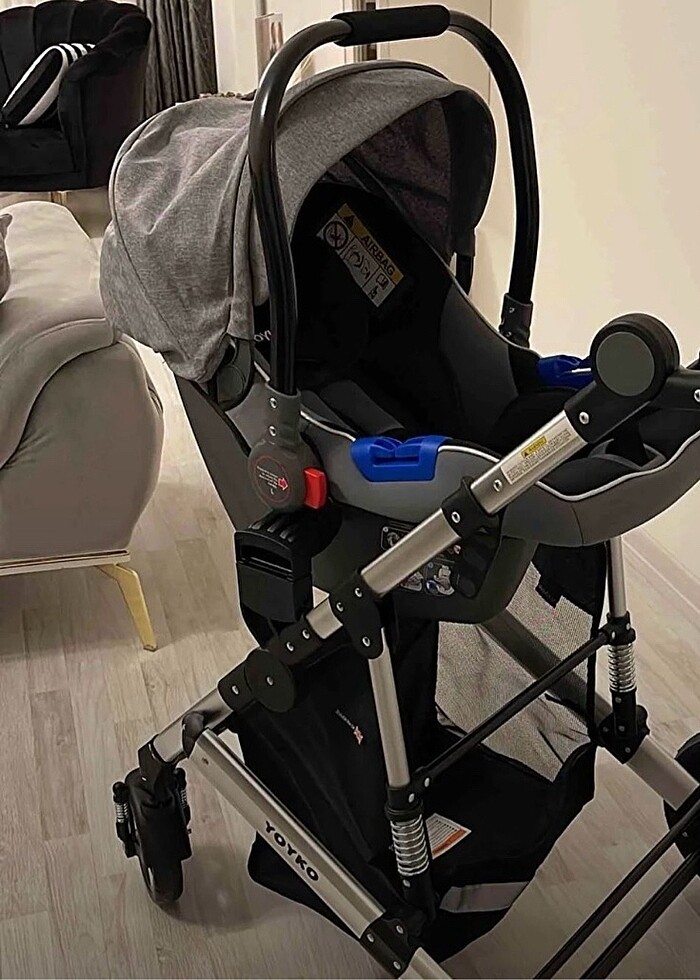 İKİ ADET SIFIR AYARINDA BEBEK ARABASI UYGUN VE ACİL - Görsel 4