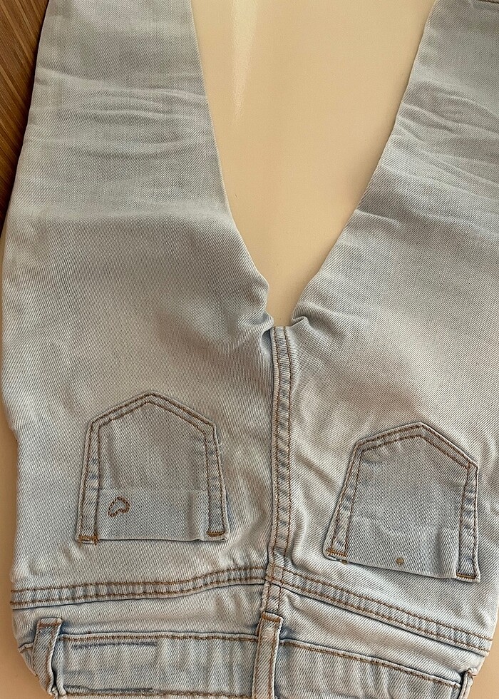 Zara babek kot pantolon - Görsel 2