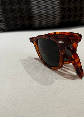 Kahverengi Transparan Retro Kadın Güneş Gözlüğü - Görsel 3