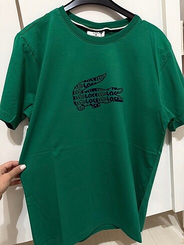 xl Beden yeşil Renk Lacoste tişört