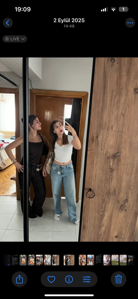 dusuk bel baggy jean - Görsel 2