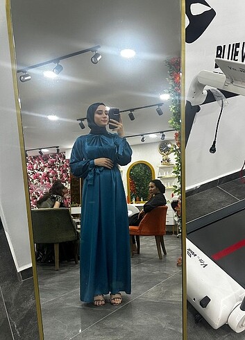 Standart beden saten tesettür abiye