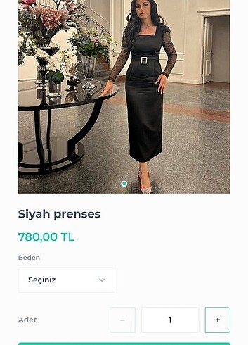 Midi abiye elbise