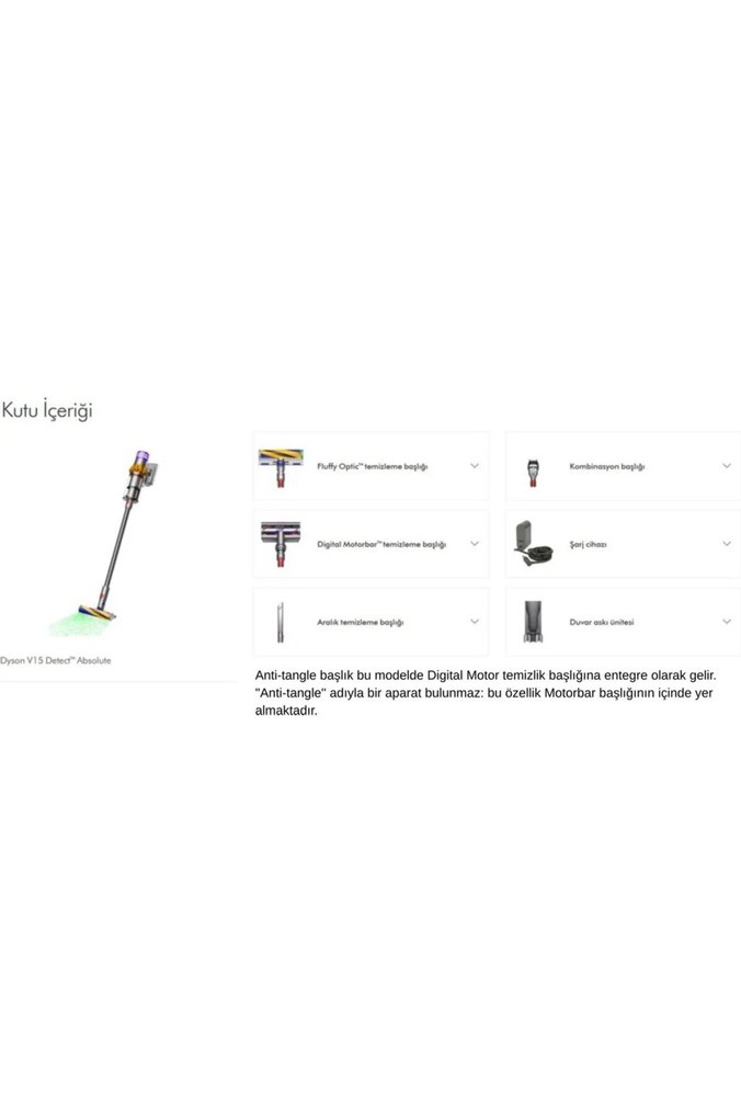 Dyson v15 detect absolute (sıfır) TR - Görsel 2