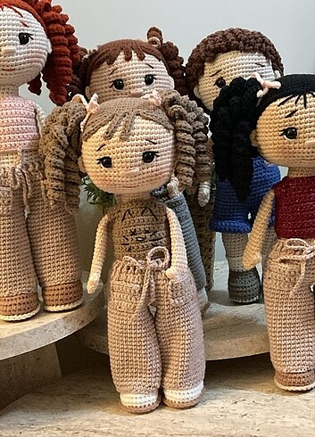 Diğer Amigurumi cool bebek