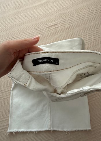 Trendyol & Milla Beyaz Uzun Denim Etek