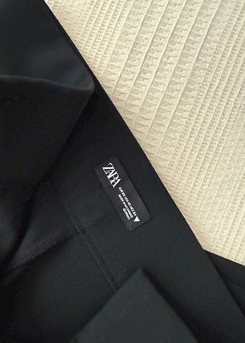 Zara Düğmeli Siyah Kadın Kumaş Pantolon/Tayt