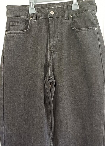 38 Beden Siyah mom Jean