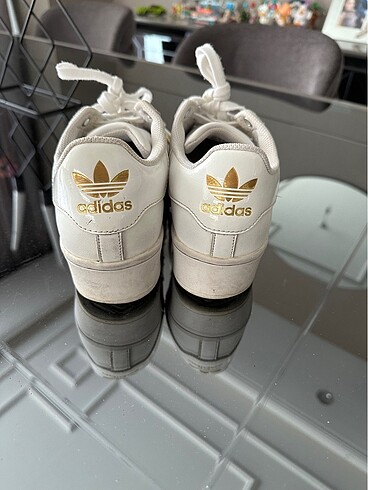 38 Beden beyaz Renk Adidas süperstar orijinal yüksek taban
