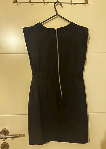 Siyah Mini Elbise - Görsel 4