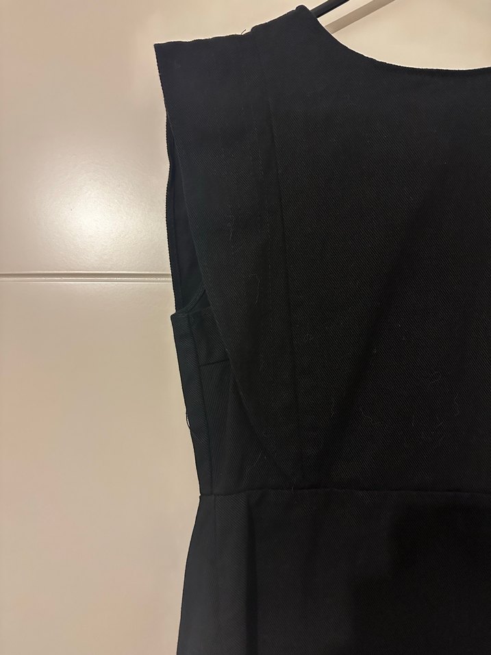 Siyah Mini Elbise - Görsel 2