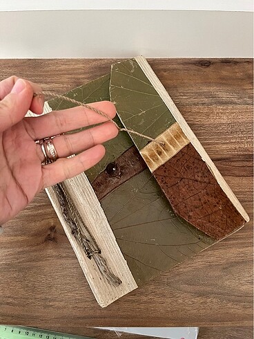  Vintage gerçek yaprak kaplı defter