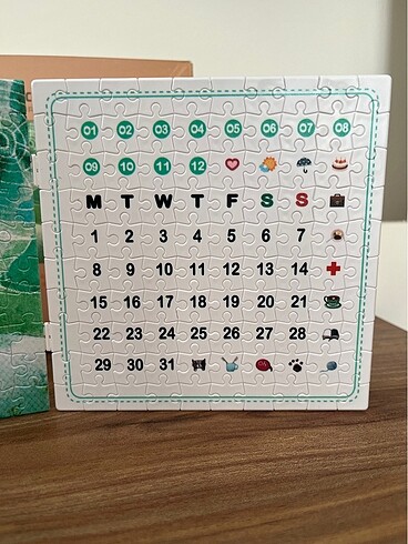 Beden Zamansız puzzle takvim