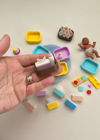 Minyatür mendil kutusu- minyatür sepet - Görsel 4