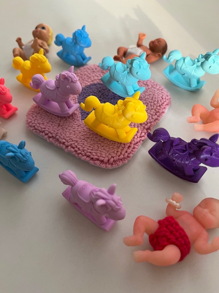 Minyatür sallanan at - Görsel 5